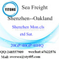 Shenzhen Port Sea Freight Shipping ke Oakland